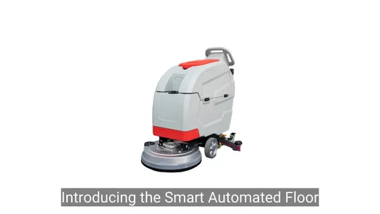 Xinleifa Xd55 Small Electric Push-Type Floor Scrubber in White and Black of 2